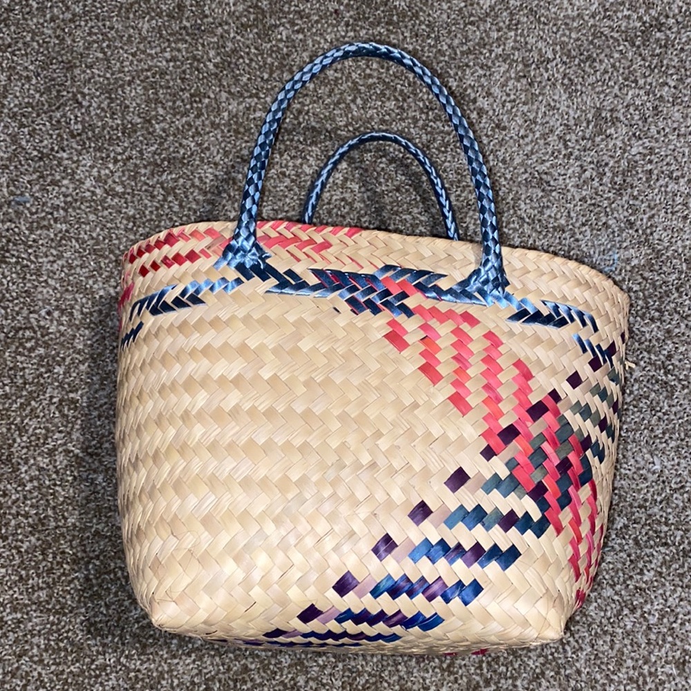 Hand woven bag